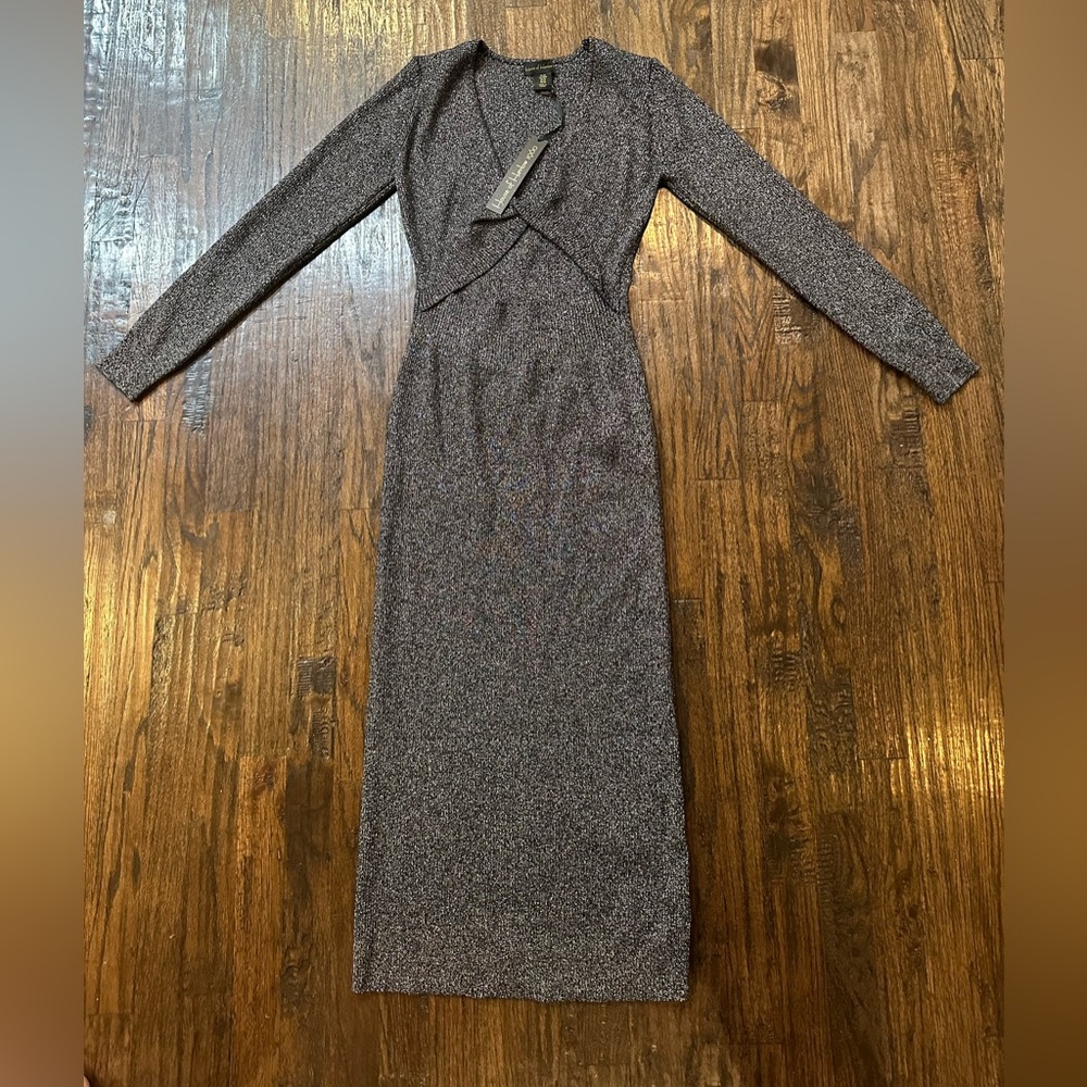 House Of Harlow Knit Cutout glitter/shimmer dress- Medium
